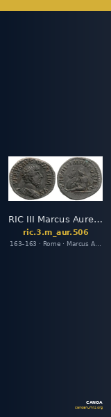 RIC III Marcus Aurelius 506 — CANOA