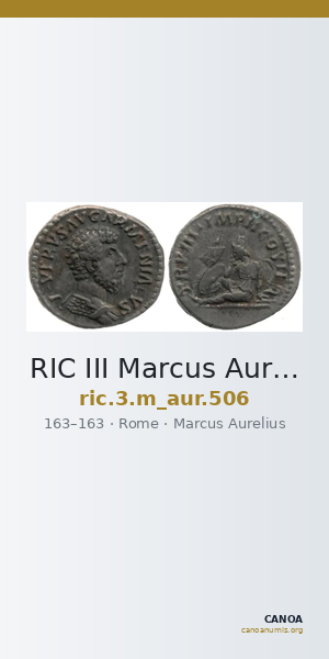 RIC III Marcus Aurelius 506 — CANOA