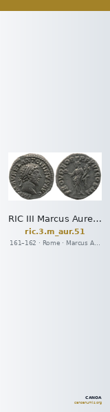 RIC III Marcus Aurelius 51 — CANOA