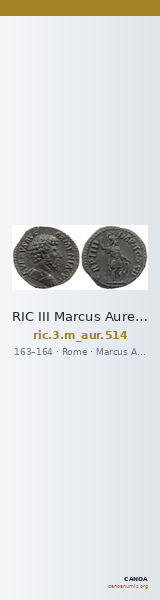 RIC III Marcus Aurelius 514 — CANOA