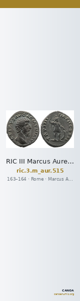 RIC III Marcus Aurelius 515 — CANOA