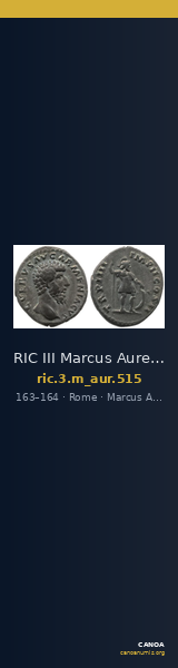 RIC III Marcus Aurelius 515 — CANOA