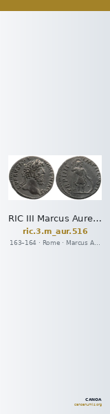 RIC III Marcus Aurelius 516 — CANOA