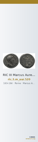 RIC III Marcus Aurelius 520 — CANOA