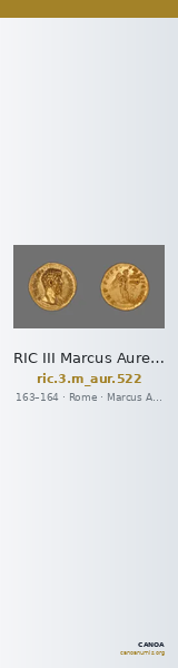 RIC III Marcus Aurelius 522 — CANOA