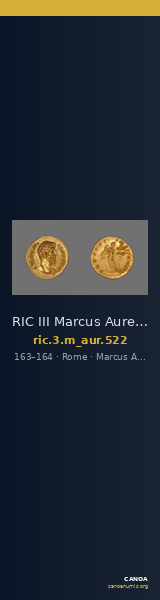 RIC III Marcus Aurelius 522 — CANOA