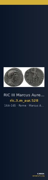 RIC III Marcus Aurelius 528 — CANOA