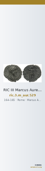 RIC III Marcus Aurelius 529 — CANOA