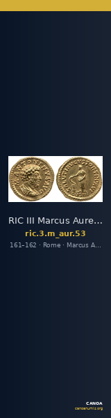 RIC III Marcus Aurelius 53 — CANOA