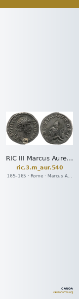 RIC III Marcus Aurelius 540 — CANOA
