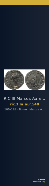 RIC III Marcus Aurelius 540 — CANOA