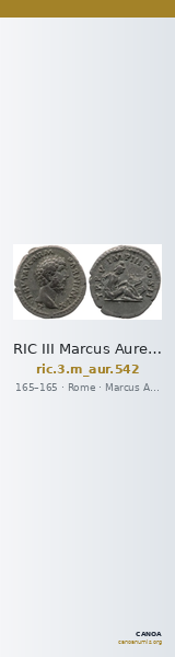 RIC III Marcus Aurelius 542 — CANOA