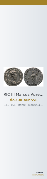 RIC III Marcus Aurelius 556 — CANOA