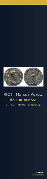 RIC III Marcus Aurelius 556 — CANOA