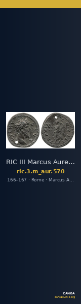 RIC III Marcus Aurelius 570 — CANOA