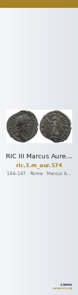 RIC III Marcus Aurelius 574 — CANOA