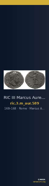 RIC III Marcus Aurelius 589 — CANOA