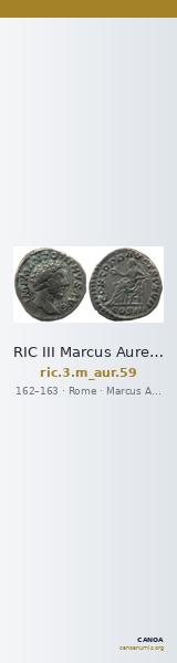 RIC III Marcus Aurelius 59 — CANOA