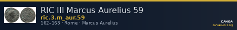 RIC III Marcus Aurelius 59 — CANOA