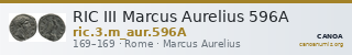 RIC III Marcus Aurelius 596A — CANOA