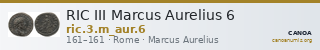 RIC III Marcus Aurelius 6 — CANOA