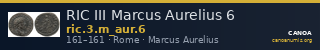 RIC III Marcus Aurelius 6 — CANOA
