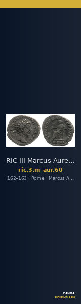 RIC III Marcus Aurelius 60 — CANOA
