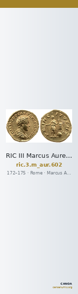 RIC III Marcus Aurelius 602 — CANOA