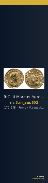 RIC III Marcus Aurelius 602 — CANOA