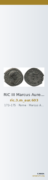 RIC III Marcus Aurelius 603 — CANOA