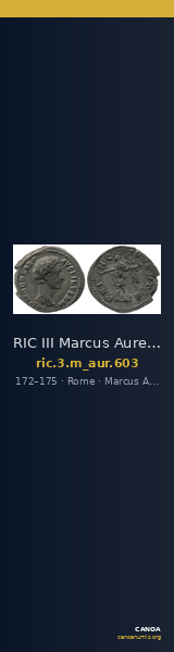 RIC III Marcus Aurelius 603 — CANOA
