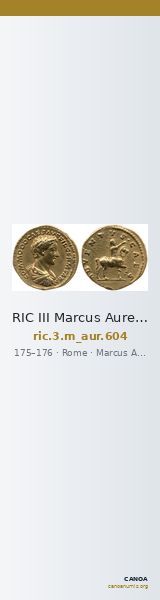 RIC III Marcus Aurelius 604 — CANOA