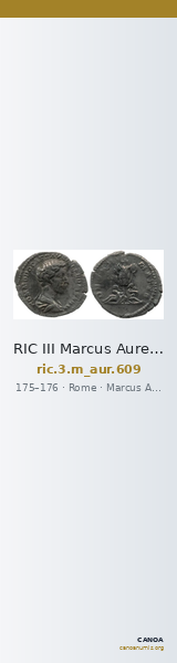 RIC III Marcus Aurelius 609 — CANOA