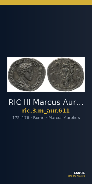 RIC III Marcus Aurelius 611 — CANOA