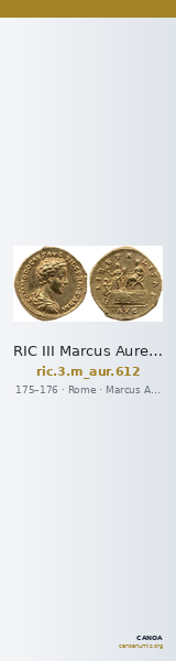 RIC III Marcus Aurelius 612 — CANOA