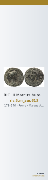 RIC III Marcus Aurelius 613 — CANOA