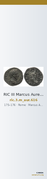 RIC III Marcus Aurelius 616 — CANOA