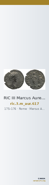 RIC III Marcus Aurelius 617 — CANOA