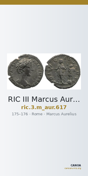 RIC III Marcus Aurelius 617 — CANOA