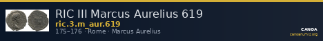 RIC III Marcus Aurelius 619 — CANOA