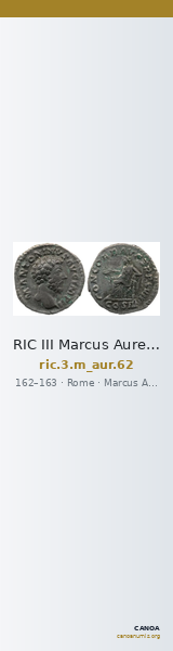 RIC III Marcus Aurelius 62 — CANOA