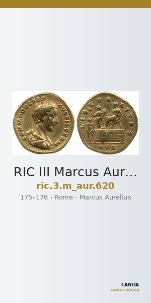 RIC III Marcus Aurelius 620 — CANOA