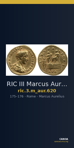 RIC III Marcus Aurelius 620 — CANOA