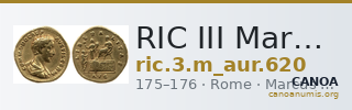 RIC III Marcus Aurelius 620 — CANOA