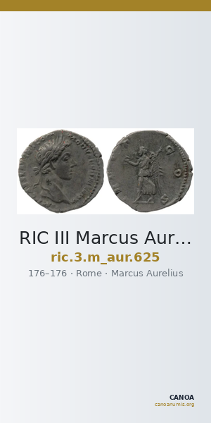 RIC III Marcus Aurelius 625 — CANOA