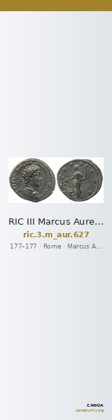 RIC III Marcus Aurelius 627 — CANOA