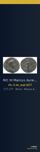 RIC III Marcus Aurelius 627 — CANOA