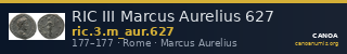 RIC III Marcus Aurelius 627 — CANOA