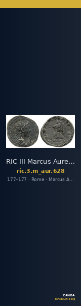 RIC III Marcus Aurelius 628 — CANOA