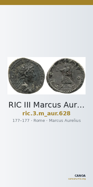 RIC III Marcus Aurelius 628 — CANOA